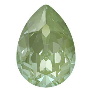 STAR BRIGHT 4320 Pear Fancy Stones 18x13mm Crystal Paradise Green Lux (LacquerPro)